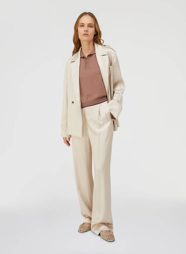 Retori Relaxed Polo Mauve - Ready To Wear - Luxury Polos for Women