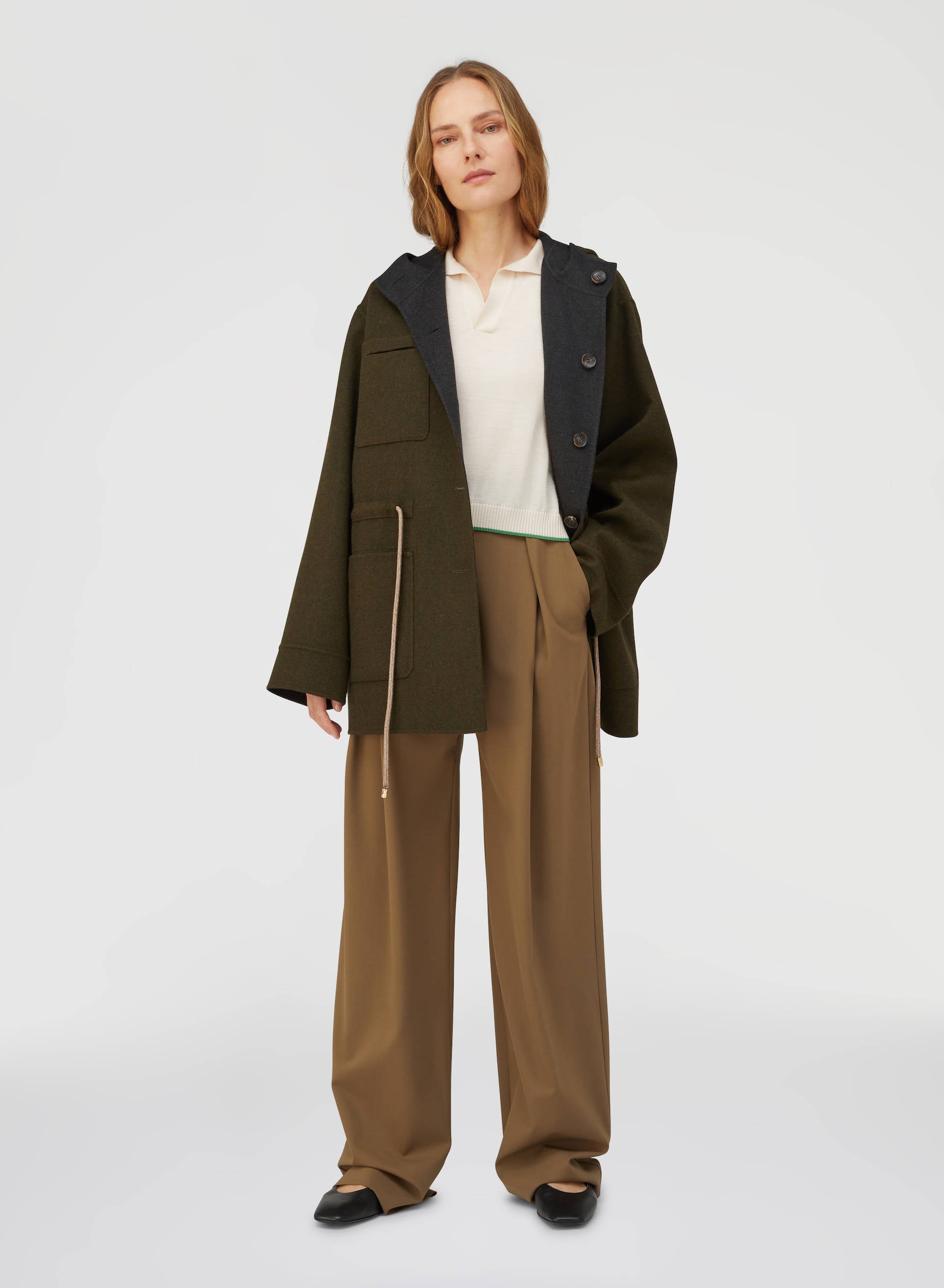 SARTORIAL PANTS DARK CAMEL