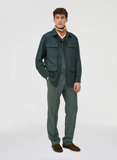 Retori Saharienne Jacket Green - Ready To Wear - Luxury Coats & Jackets for Men