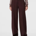 Retori Tailoring Pants Chocolate - Ready To Wear - Luxury Trousers for Women - Front