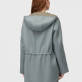 Retori Double Rope Reversible Parka Sage And Grey - Ready To Wear - Luxury Parkas for Women - Reversed Back