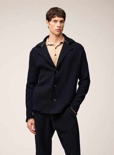 BLAZER MONOPETTO IN MAGLIA