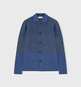 Retori Knitted Overshirt Avio - Ready To Wear - Luxury Overshirts for Men