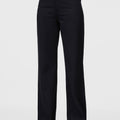Retori Wide Leg Denim Pants Navy - Ready To Wear - Luxury Trousers for Women - Front