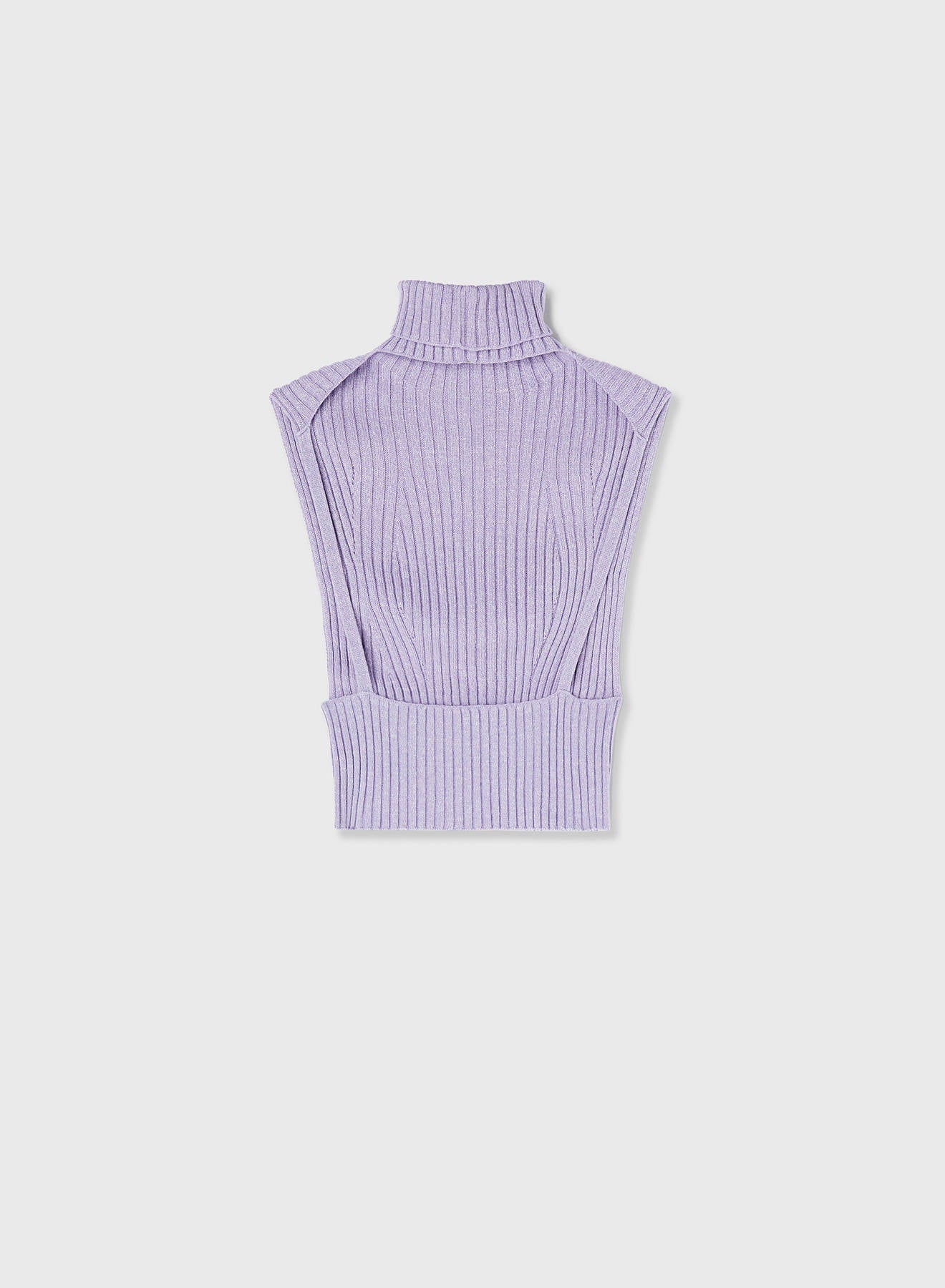 Retori Ribbed Top Iris - Knitwear - Luxury Sweaters for Women - Back