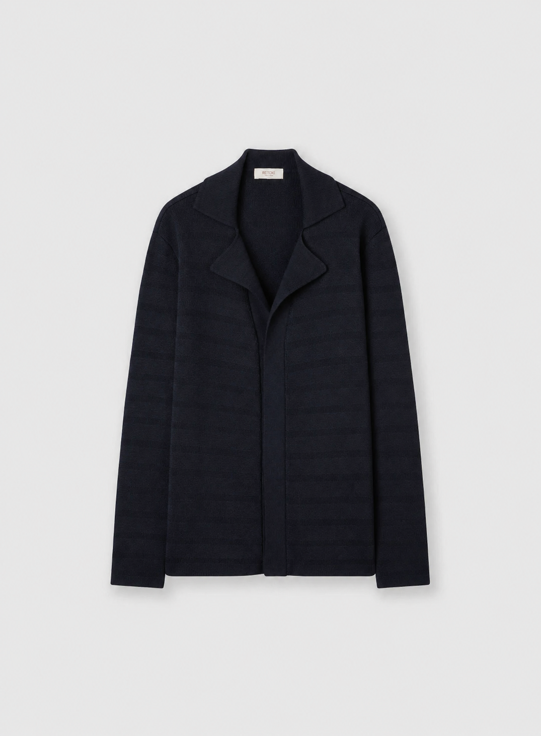 WOOL STRUCTURED KNIT CARDI BLAZER