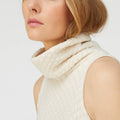 Retori Jacquard Sleeveless Maxi Collar Long Dress Ivory - Ready To Wear - Luxury Dresses for Women