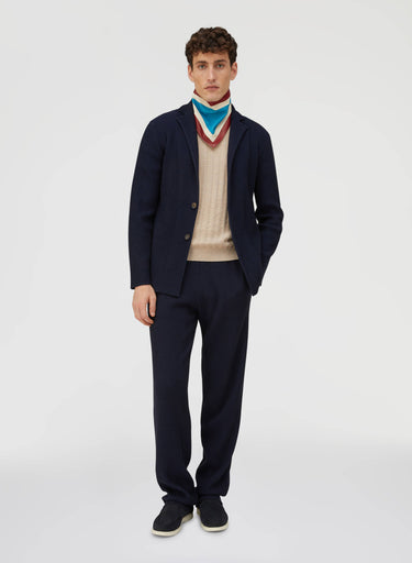 Retori Knitted Pants Navy - Ready To Wear - Luxury Pants for Men