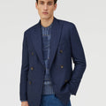 Retori Double Breasted Peak Lapel Blazer Navy - Ready To Wear - Luxury Coats & Jackets for Men