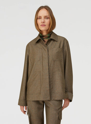 Retori Elevated Workwear Overshirt Green - Ready To Wear - Luxury Overshirts for Women