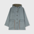 Retori Double Rope Reversible Parka Sage And Grey - Ready To Wear - Luxury Parkas for Women - Reversed Front