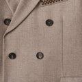 Retori Double Breasted Peak Lapel Blazer With Embroidered Detail Natural - Ready To Wear - Luxury Coats & Jackets for Men