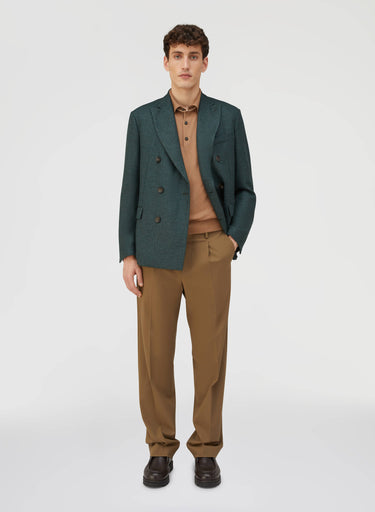Retori Relaxed Pants Dark Camel - Ready To Wear - Luxury Pants for Men