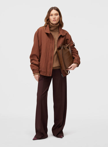 Retori Packable Bomber Clay - Ready To Wear - Luxury Bomber Jackets for Men and Women - Style Woman