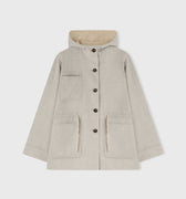 Retori Rope Reversible Parka Ivory And Natural - Ready To Wear - Luxury Parkas for Women
