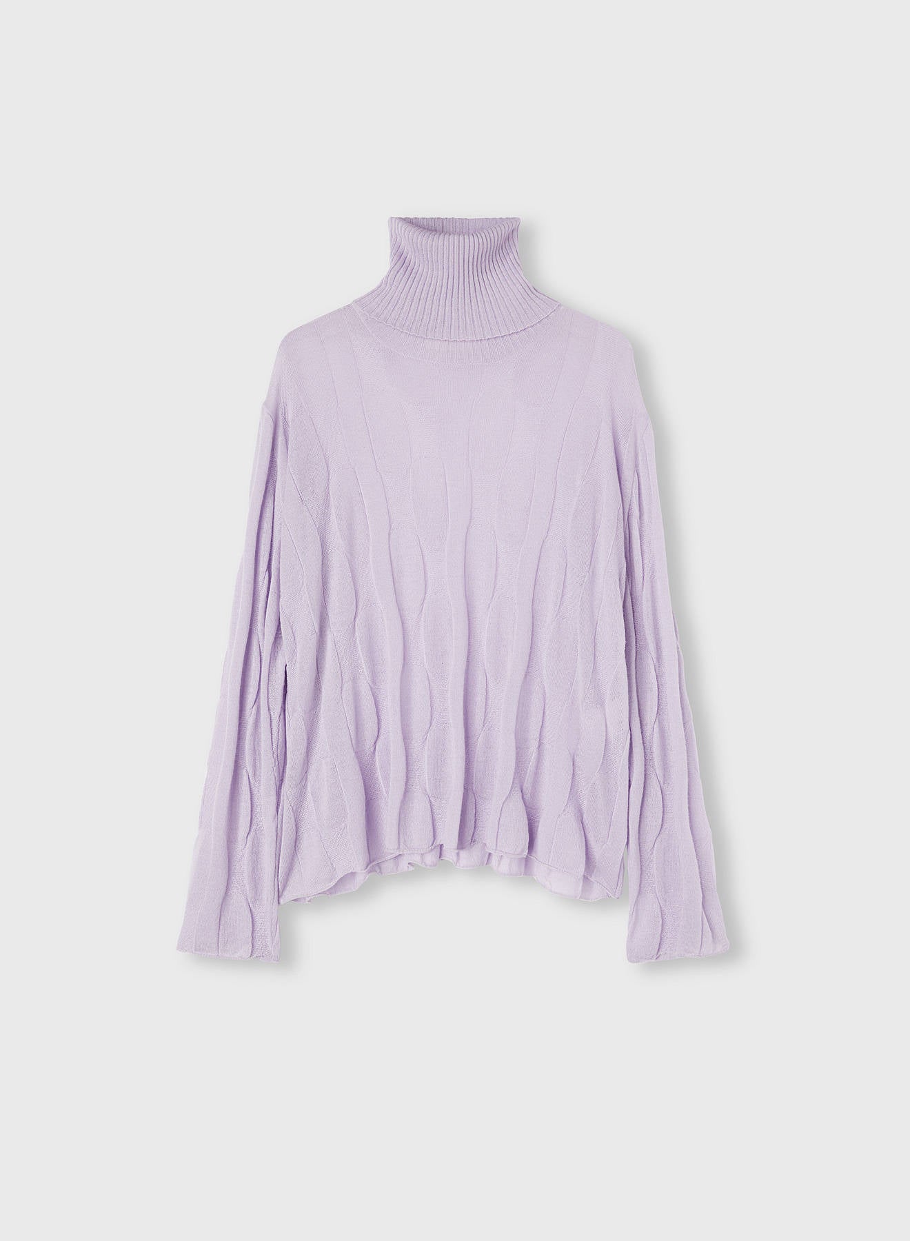 Retori Waves Turtleneck Iris - Knitwear - Luxury Sweaters for Women