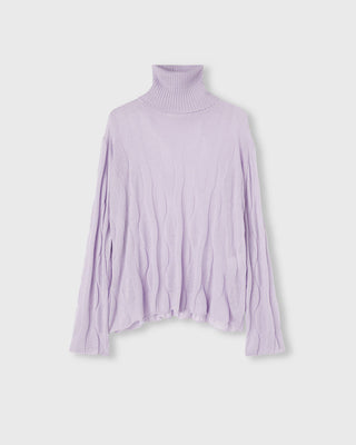 Retori Waves Turtleneck Iris - Knitwear - Luxury Sweaters for Women
