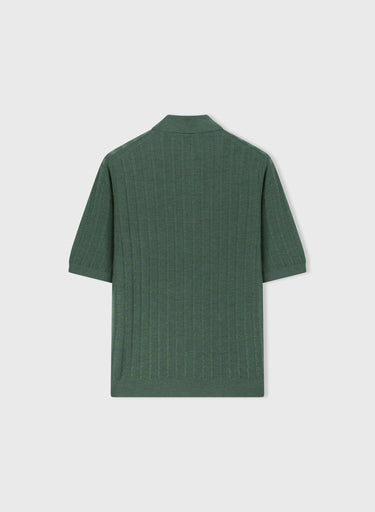 Retori Mini Cable Polo Shirt Green - Ready To Wear - Luxury Polos for Men