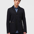 Retori Denim Single Breasted Blazer Navy - Ready To Wear - Luxury Coats & Jackets for Men - Front