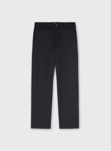 PANTALONI IN POPELINE DI COTONE ELASTICIZZATO CON RICAMO