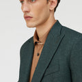 Retori Double Breasted Peak Lapel Blazer Green - Ready To Wear - Luxury Coats & Jackets for Men