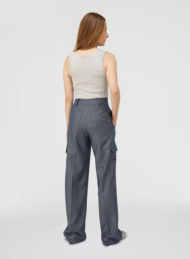Retori Iconic Knot Cropped Top Silver - Ready To Wear - Luxury Crop Tops for Women