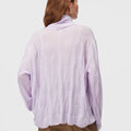 Retori Waves Turtleneck Iris - Knitwear - Luxury Sweaters for Women - Back