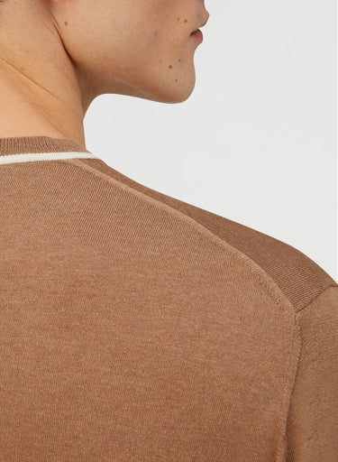 Retori Ultimate Crewneck Camel And Natural - Ready To Wear - Luxury Sweaters for Men