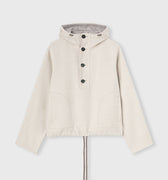 Retori Double Anorak Ivory And Natural - Ready To Wear - Luxury Parkas for Women