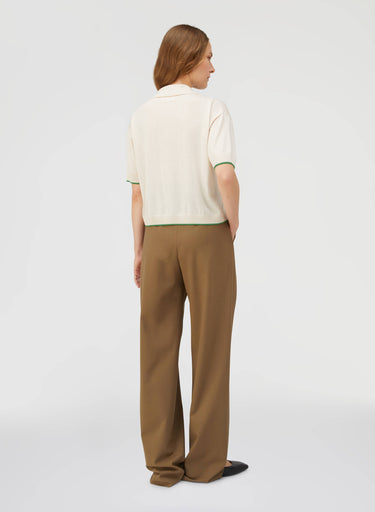 Retori Relaxed Polo Butter - Ready To Wear - Luxury Polos for Women