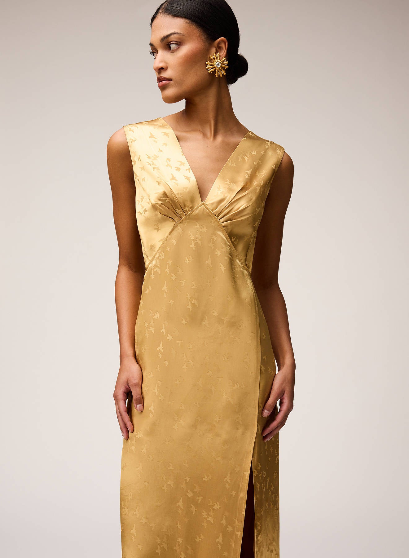 Jacquard Midi Dress