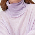 Retori Waves Turtleneck Iris - Knitwear - Luxury Sweaters for Women - Detail