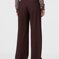 Retori Tailoring Pants Chocolate - Ready To Wear - Luxury Trousers for Women - Back Model