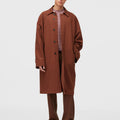 Retori Packable Trench Clay - Ready To Wear - Luxury Trench Coats for Men and Women - Full Model Man