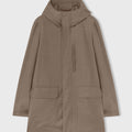 Retori Water Repellent Embroidered Natural Fiber Parka Beige - Ready To Wear - Luxury Parkas for Men