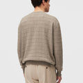 Retori Window Crewneck Sand - Knitwear - Luxury Sweaters for Men - Back