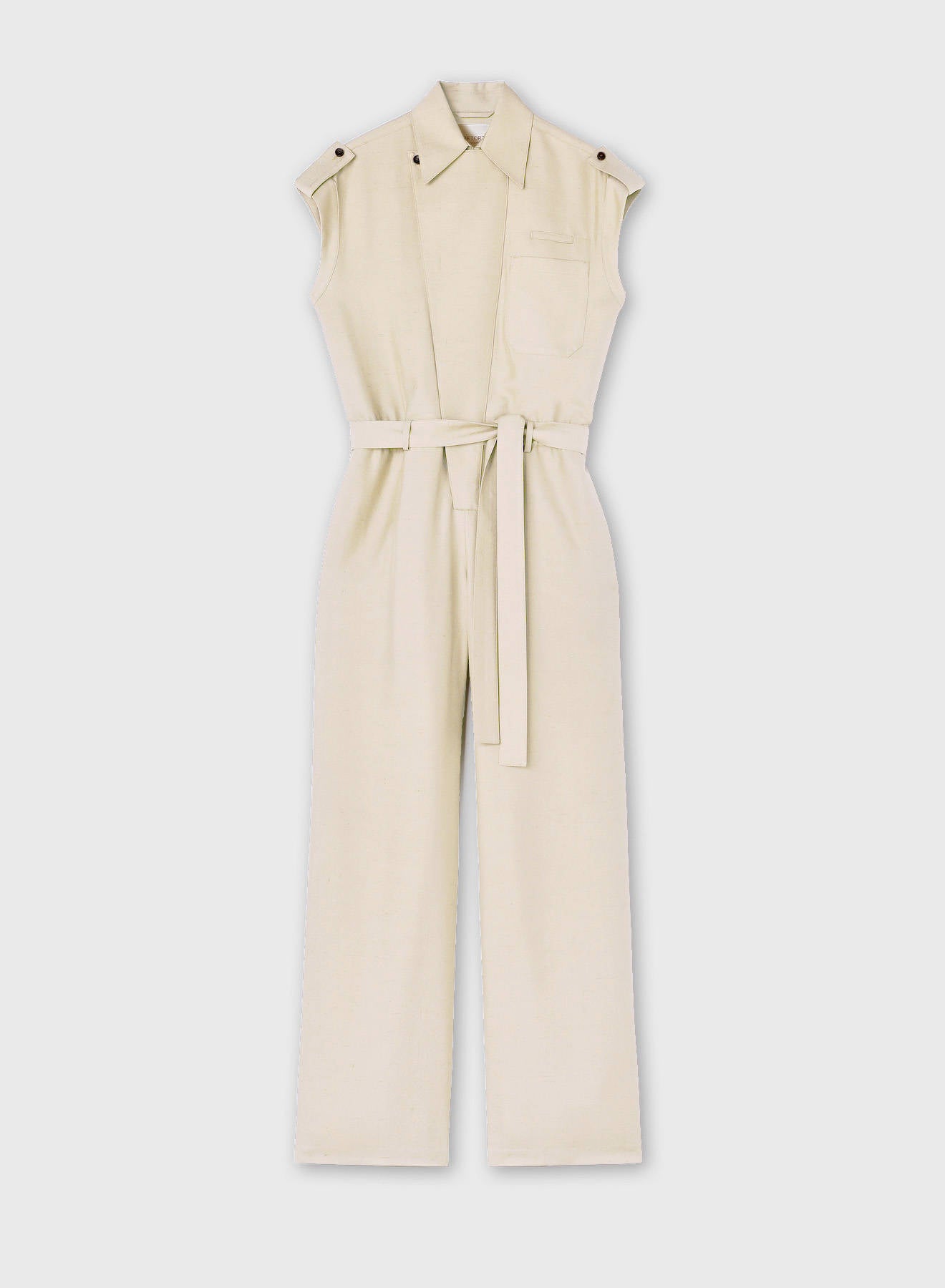 SILK JUMPSUIT BUTTER