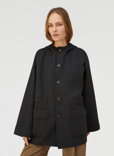 Retori Rope Reversible Parka Anthracite And Musk - Ready To Wear - Luxury Parkas for Women