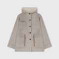 Retori Double Rope Reversible Parka Ivory And Natural - Ready To Wear - Luxury Parkas for Women