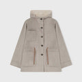 Retori Double Rope Reversible Parka Ivory And Natural - Ready To Wear - Luxury Parkas for Women