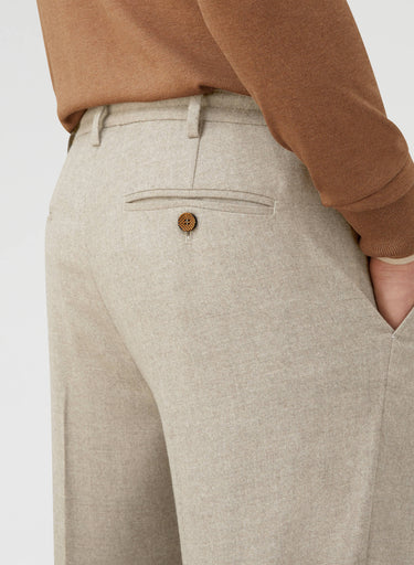 Retori Relaxed Pants Natural - Ready To Wear - Luxury Pants for Men