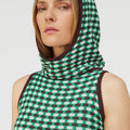 Retori Hooded Tunic Dress Green - Ready To Wear - Luxury Dresses for Women