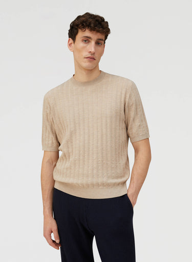 Retori Mini Cable Tshirt Natural - Ready To Wear - Luxury T-Shirts for Men