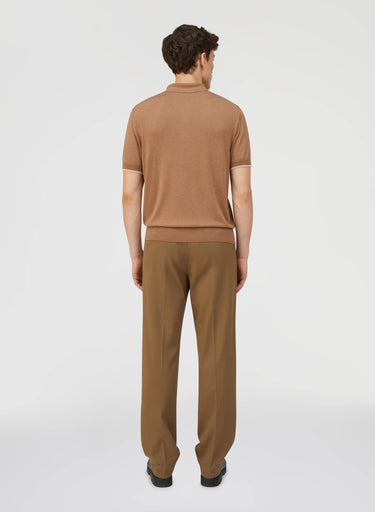 Retori Ultimate Polo Camel And Natural - Ready To Wear - Luxury Polos for Men