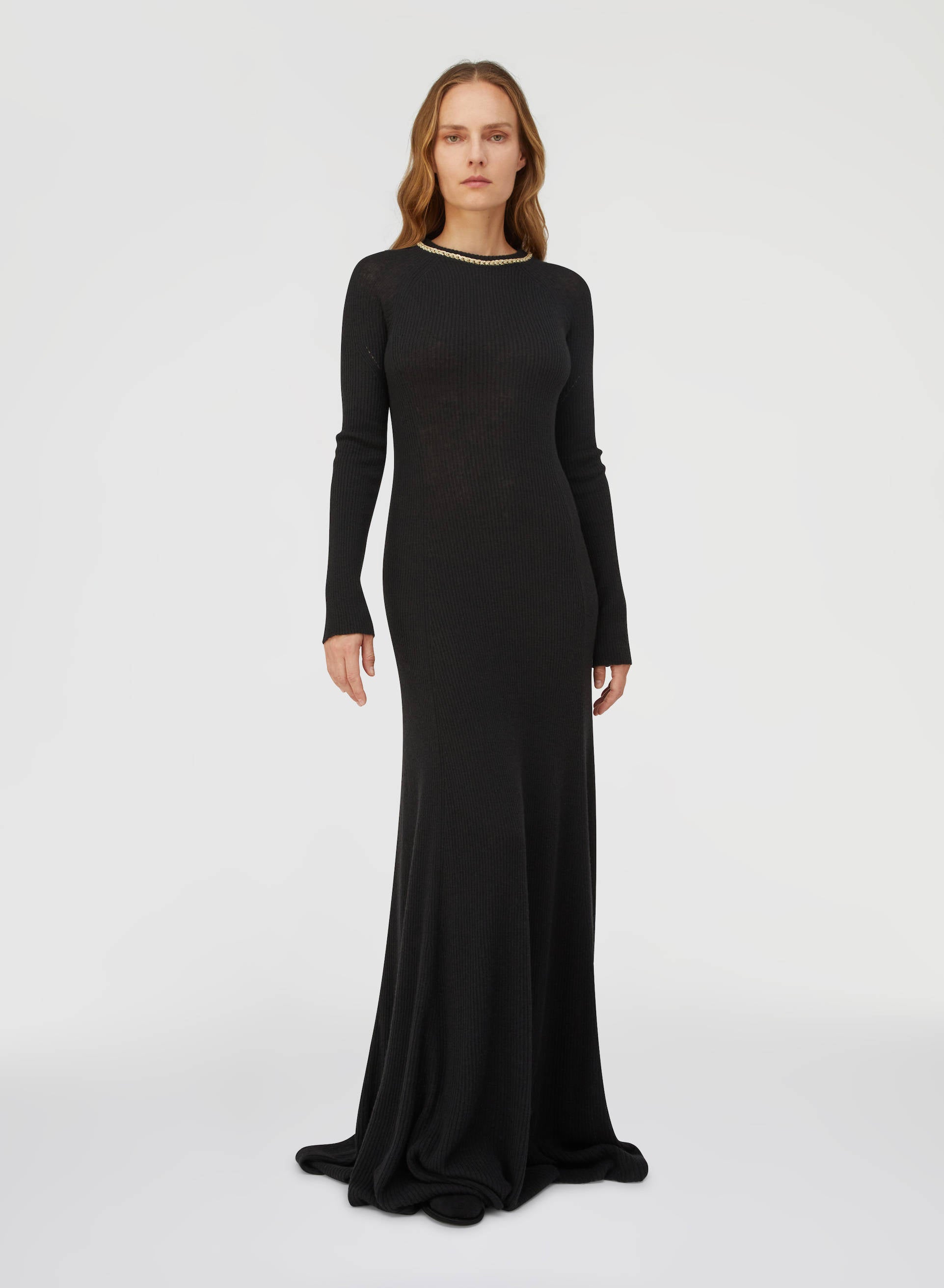 Retori Chain Dress in Cashmere | Luxury Dresses Made in Italy Retori Chain Dress in Cashmere | Luxury Dresses Made in Italy
