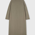 Retori Double Shawl Collar Coat Sage And Grey - Ready To Wear - Luxury Overcoats for Women - Back
