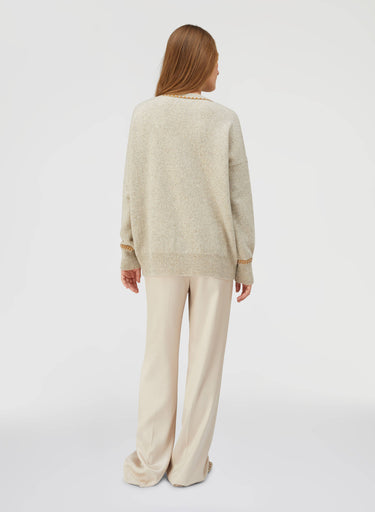 Retori Resilient Crewneck Natural And Bronze - Ready To Wear - Luxury Sweaters for Women