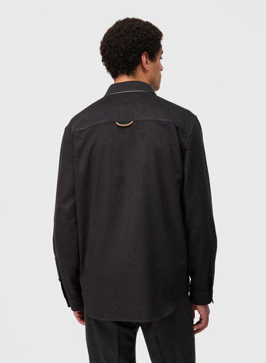 Retori Shirt Jacket Anthracite - Ready To Wear - Luxury Overshirts for Men - Back