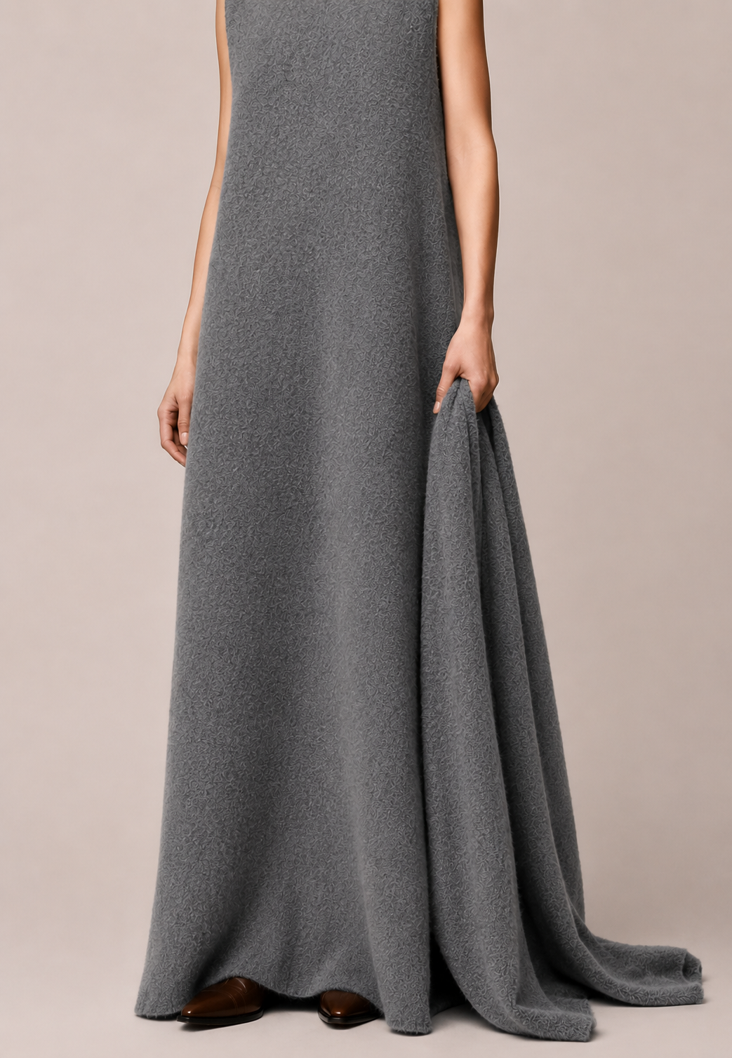 SCIARPA IN CASHMERE SPAZZOLATO