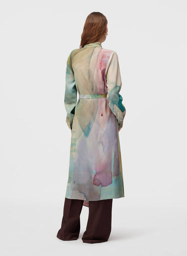 Retori Scarf Dress Multicolor - Ready To Wear - Luxury Dresses for Women - Back Model